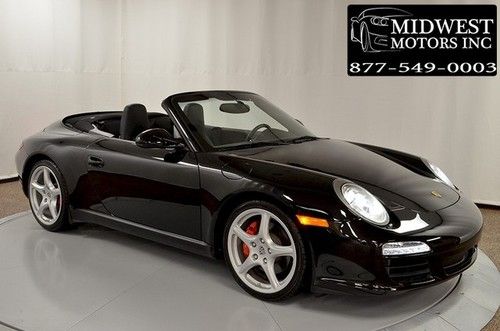 2010 10 porsche 911 carrera s cabriolet black pdk navigation sport chrono bose