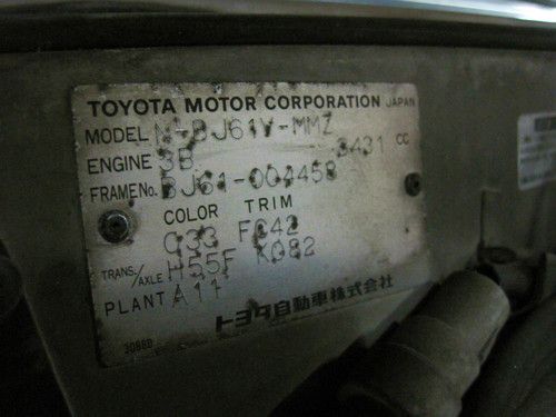 1986 BJ61 GX 3.4L 3B Naturally Aspirated Diesel 4X4 5 Speed Hi-Lo AC PS JDM RHD, US $9,400.00, image 24