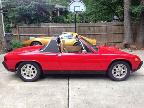 1974 porsche 914 targa 2.0l original bahia red 5spd and ac the one to buy