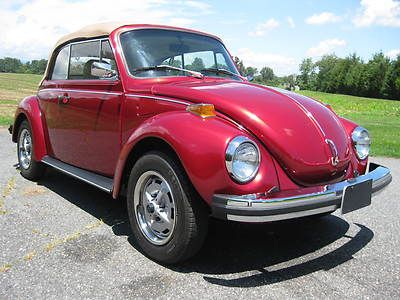 1975 vokswagen super beetle convertible, completely restored/customized, best!!