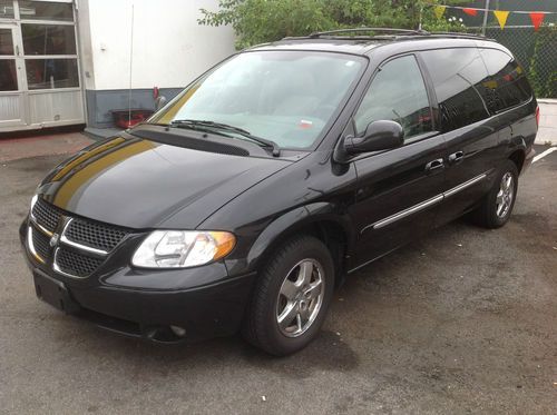 2003 fully loaded rare 6 passenger dodge grand caravan es leather seats, dvd see