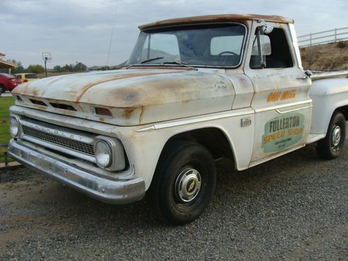 1966 chevy stepside custom cab new engine california truck no reserve