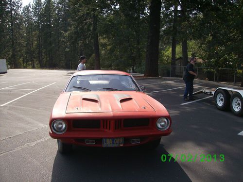 1972 plymouth barracuda base 6.3l