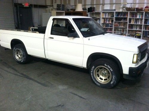1987 chevy s10 with a corvette 350 v8 engine &amp; trans