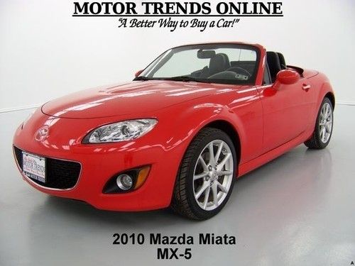 Hardtop convertible bose auto leather htd seats 2010 maxda mx-5 miata 36k