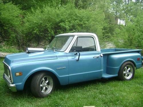 1972 chevy truck ,c10, step side, street rod,hot rod, 454,4spd,quick change