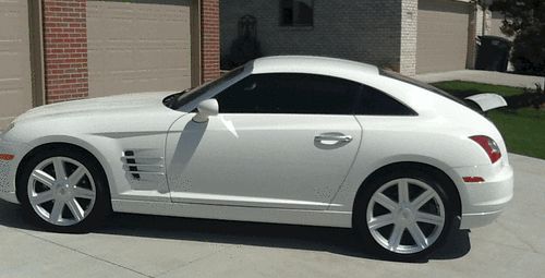 White - 2004 chrysler crossfire coupe - low actual miles