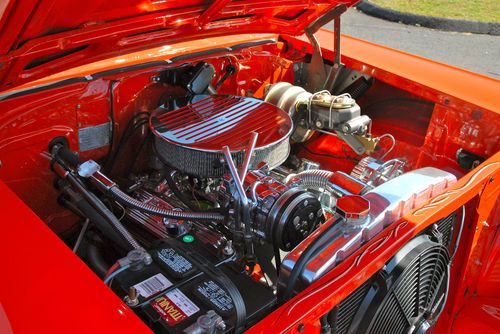 1957 CHEVROLET 150 Post with 350 crate engine. Complete frame on restoration!!, image 11