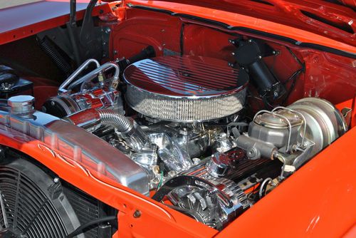 1957 CHEVROLET 150 Post with 350 crate engine. Complete frame on restoration!!, image 13