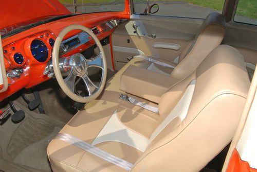 1957 CHEVROLET 150 Post with 350 crate engine. Complete frame on restoration!!, image 15