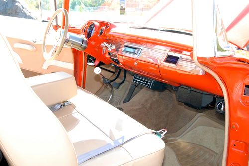 1957 CHEVROLET 150 Post with 350 crate engine. Complete frame on restoration!!, image 16