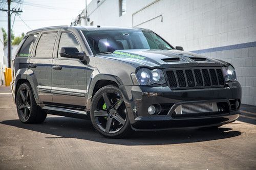 2009 twin turbo jeep srt8 9 second beast 1100 rwhp built motor &amp; transmission!!