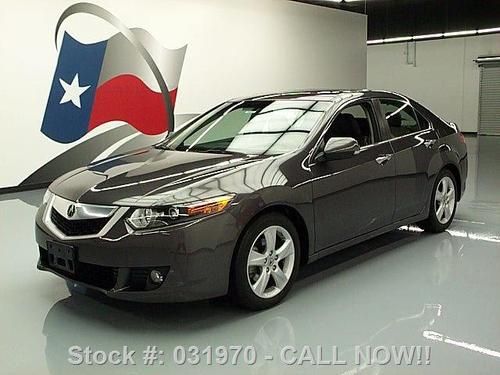 2010 acura tsx auto heated leather sunroof xenons 34k texas direct auto