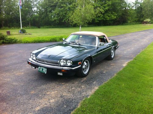 1987 jaguar xjs h&amp;e convertible top 2-door 5.3l v12