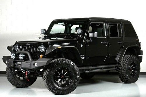 2013 jeep wrangler 4' lift 35 inch tires lifted slant back top starwood custom