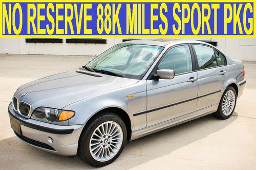 No reserve 88k miles 5-speed sport package beautiful 04 325i 328i 330i 330xi m3