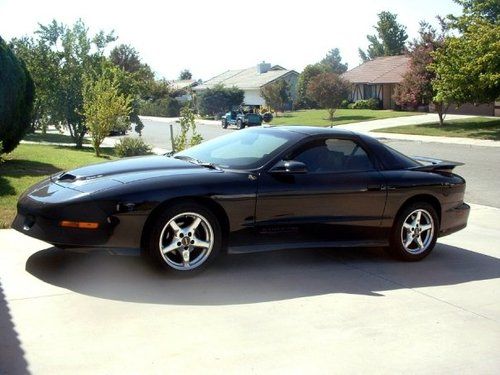 1997 pontiac ws-6 trans am firebird black on black auto trans 5.7l lt1