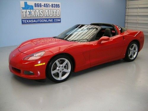 We finance!!  2007 chevrolet corvette c6 coupe 6 speed 400 hp leather texas auto