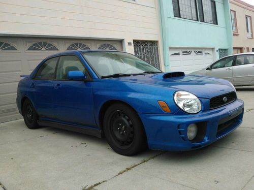 2002 subaru impreza wrx sedan 4-door 2.0l