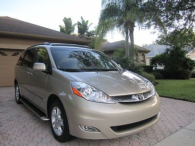 06 toyota sienna limited awd navigation dvd video back-up camera 1 owner mint