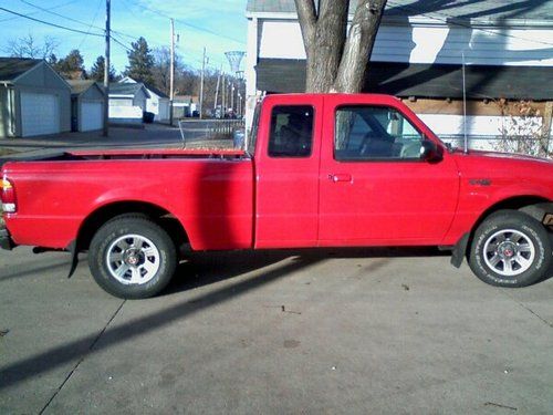 1999 ford ranger ext cab xlt 3.0l automatic, great work truck