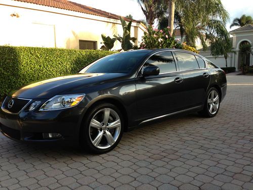 2007 lexus gs350 base sedan 4-door 3.5l, one owner, highway miles, mineral gray