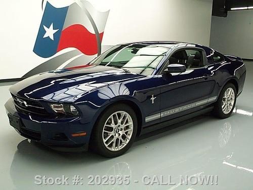 2012 ford mustang premium v6 pony rear cam leather 31k texas direct auto