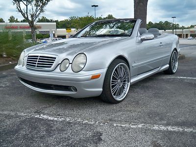 2003 mercedes clk 430 convertible,only 68k low miles,loaded,$99.00 no reserve