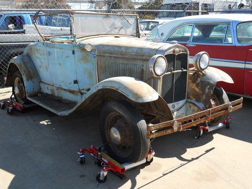 1931 ford model a roadster original yard find