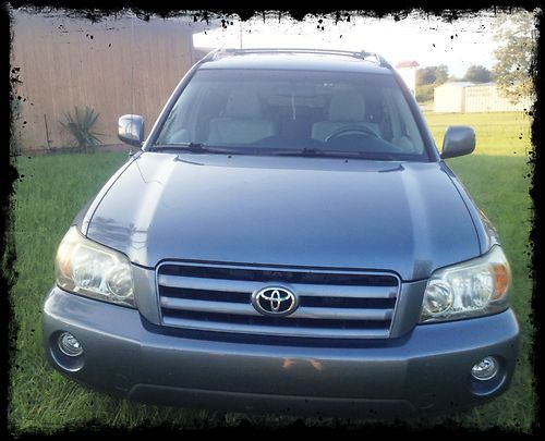 No reserve 2005 toyota highlander v6 clean title one owner no accidents save $$$