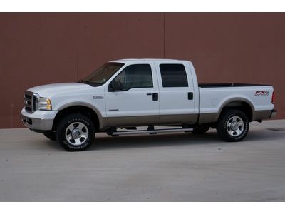 07 FORD SUPER DUTY F250 LARIAT FX4 4x4 DIESEL 1OWNER LEATHER Rear SNRS BEDLINER!, US $22,695.00, image 3