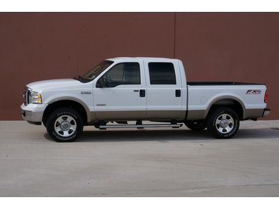 07 FORD SUPER DUTY F250 LARIAT FX4 4x4 DIESEL 1OWNER LEATHER Rear SNRS BEDLINER!, US $22,695.00, image 4