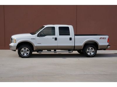 07 FORD SUPER DUTY F250 LARIAT FX4 4x4 DIESEL 1OWNER LEATHER Rear SNRS BEDLINER!, US $22,695.00, image 5