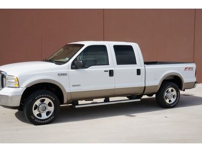 07 FORD SUPER DUTY F250 LARIAT FX4 4x4 DIESEL 1OWNER LEATHER Rear SNRS BEDLINER!, US $22,695.00, image 14