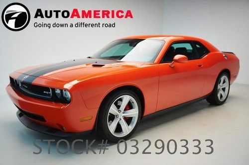 1k low miles hemi srt8 challenger orange leather one 1 owner autoamerica