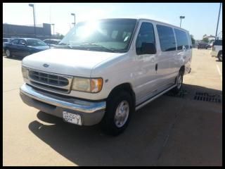 2002 ford e-350 15 passenger van  6.8l 10 cylinder super duty xlt extended