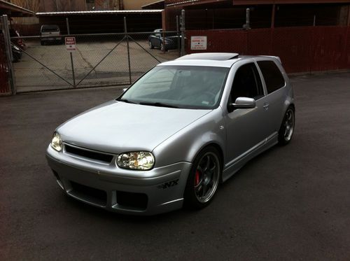 2003 vw gti vr6 turbo, silver, hatchback, modified, low mileage