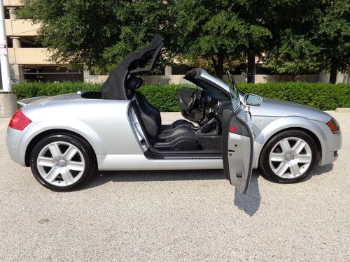 2005 audi tt convertible top works 5v turbo like new drives perfect silver/black