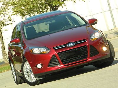 2013 Ford Focus Titanium pkge selfpark Navi Sync Sunroof Htd Seats Backup Camera, US $16,900.00, image 9
