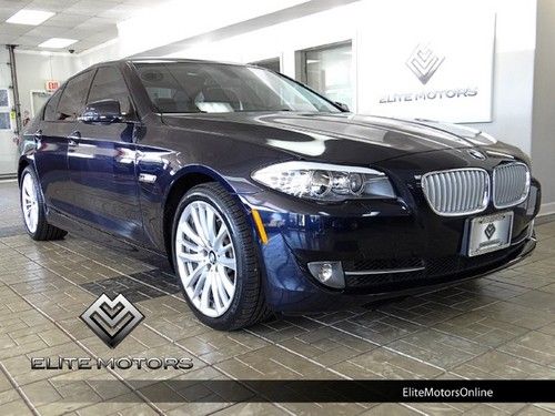 2011 bmw 550i sedan sport package navi cold weather heads up low miles warranty