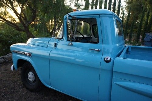 1959 chevrolet Apache 32 long bed california black plates commercial truck, US $34,494.99, image 7