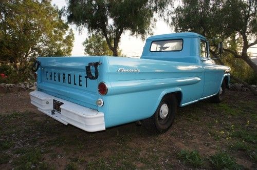 1959 chevrolet Apache 32 long bed california black plates commercial truck, US $34,494.99, image 17