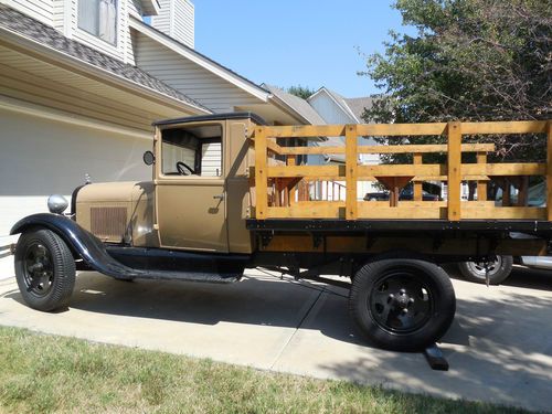 1929 ford model aa truck 1 ton with wood bed