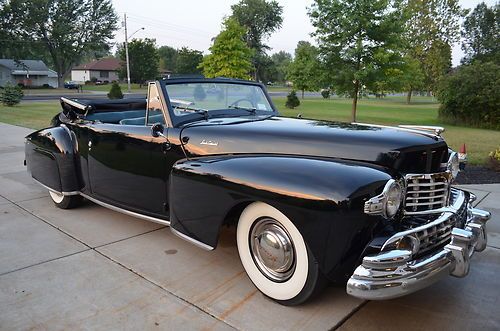 1947 lincoln continental convertable