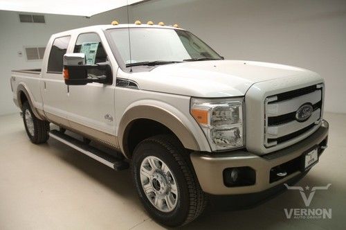 2014 king ranch crew 4x4 fx4 navigation sunroof leather heated v8 diesel