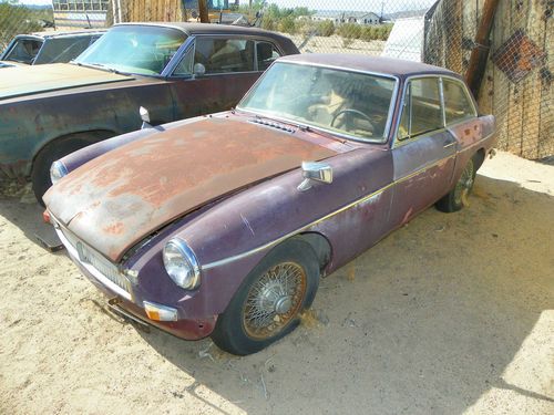 72 mgb-gt,solid california car,project car,