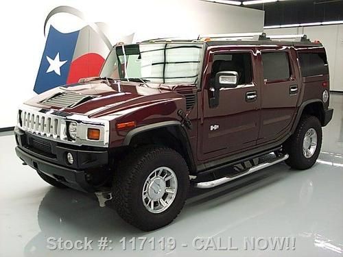 2006 hummer h2 4x4 htd leather sunroof navigation 58k texas direct auto