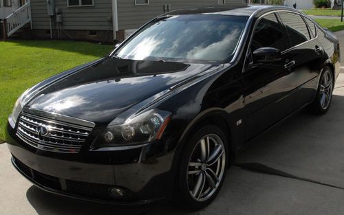 2007 infiniti m35, sport sedan, technology package w/ navigation, black on black