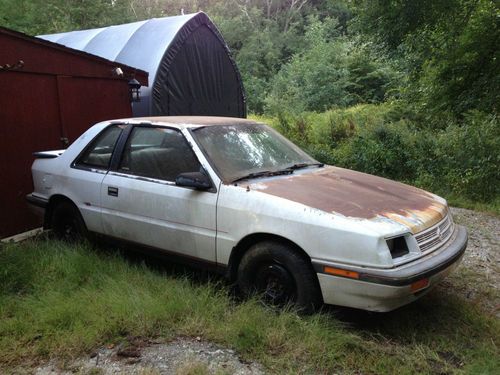 1988 dodge shadow es turbo 2 door hatchback coupe 2.2 l auto race rat tuner rod