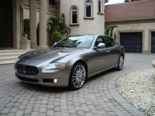 Florida, quattroporte s, 4.7l, 20" chrome wheels,loaded,take trades,  l@@k